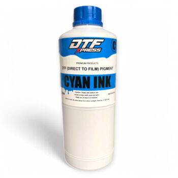 Premium DTF (Direct-to-Film) Ink – 1 Liter – Cyan Thumbnail