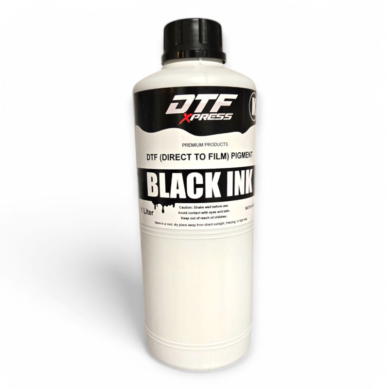 Premium DTF (Direct-to-Film) Ink – 1 Liter – Black Thumbnail